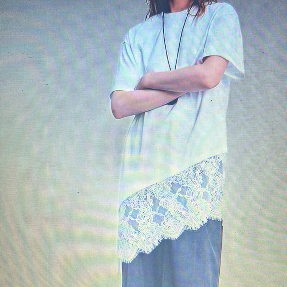 Wide Embroidered Black Net - Picture 6 of 6